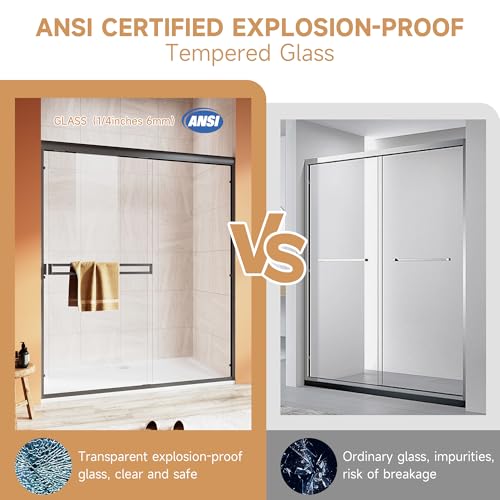 UCALAFEE Shower Door 44-48" W view 4