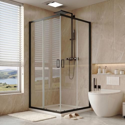 Corner Shower Door Enclosure 40"
