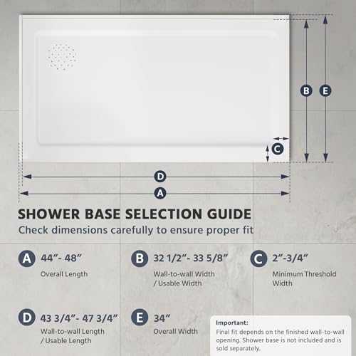 ComfyStyle Frameless Corner Shower Enclosure view 2