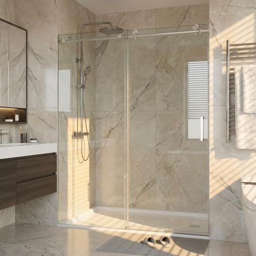 Frameless Shower Door 44-48" W