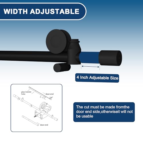 Botwinkle Shower Door 56-60" W view 4