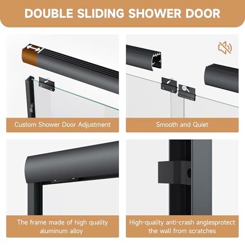 UCALAFEE Shower Door 44-48" W view 2
