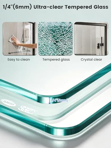 Bathtub Shower Door 56-60" W view 4