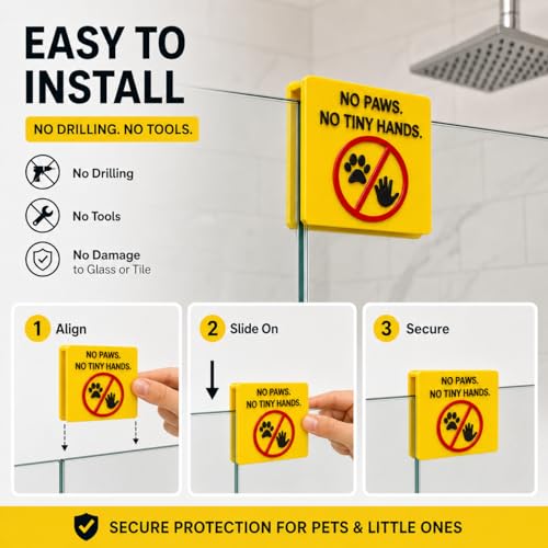 Frameless Glass Shower Door Lock view 2