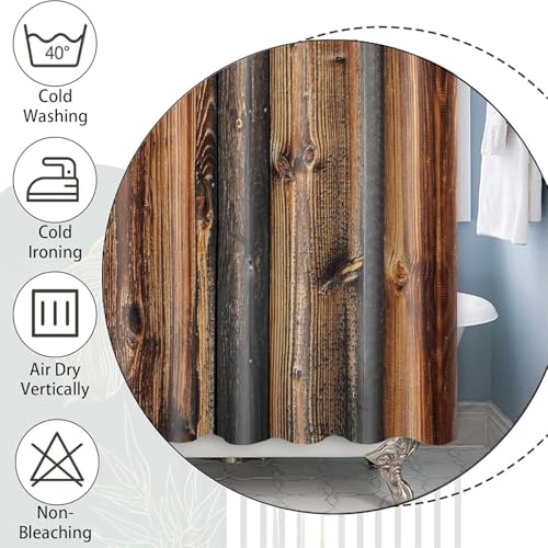 Ydbkt Stall Fabric Shower Curtain view 4