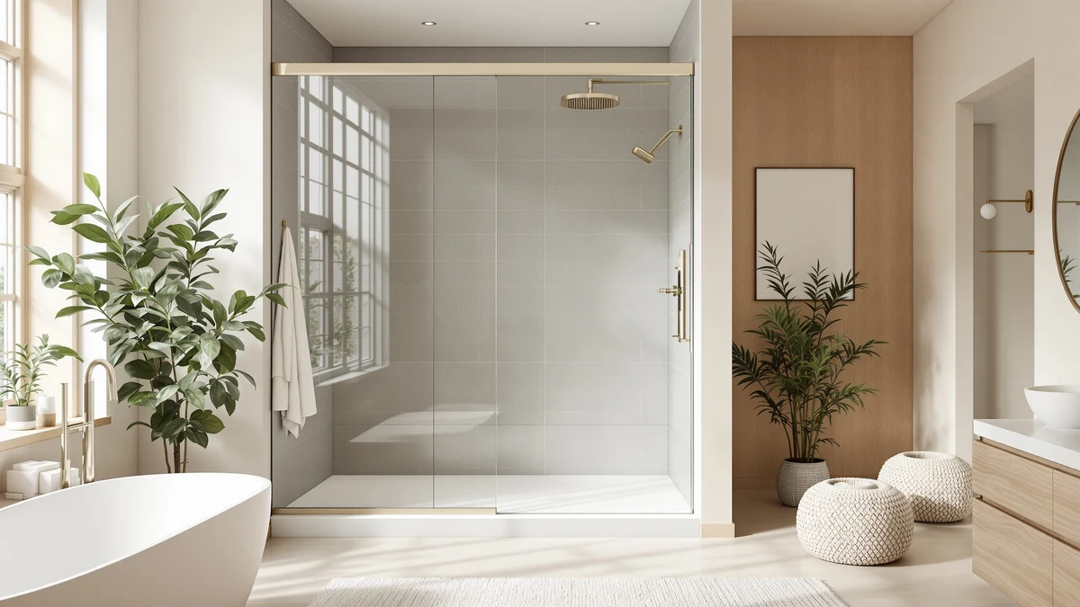 Shower Door vs Panel comparison
